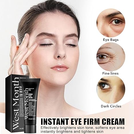 Instant Eye Firm Cream, Eye Tightener for Dark Circles,Puffiness & Bags