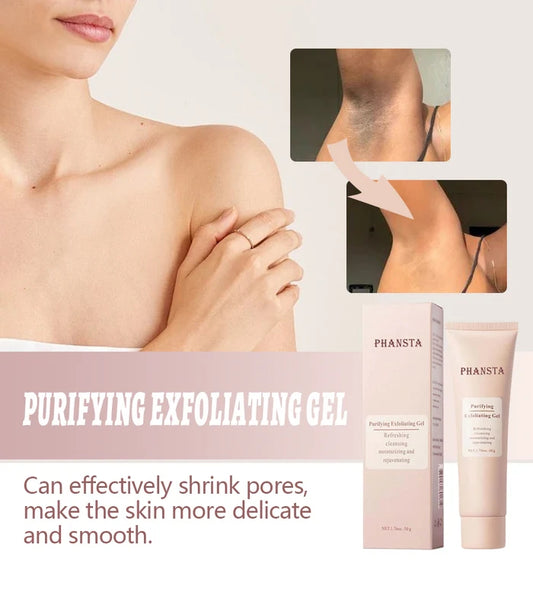 Purifying Exfoliating Gel for Acanthosis Nigricans, Exfoliation, Dark Spots, Skin Tags, Eczema